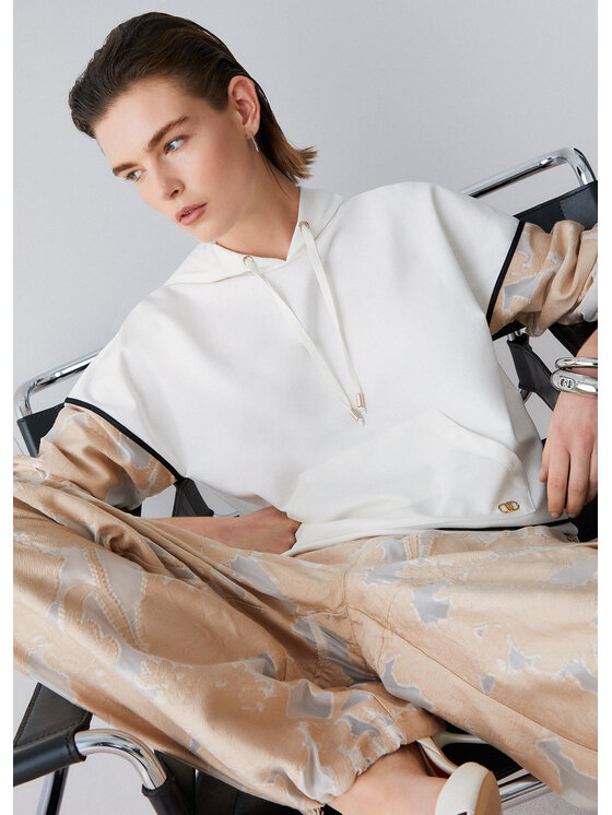 Liu Jo Liu Jo Felpa TA6198FS090C3883 Beige Regular Fit