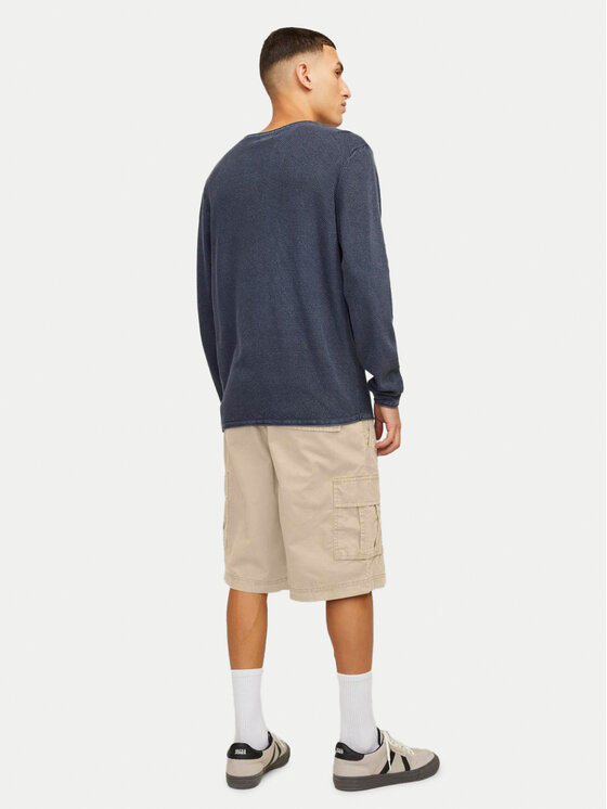 Jack&Jones Jack&Jones Kratke hlače iz tkanine Jpstcole 12253222 Bež Loose Fit