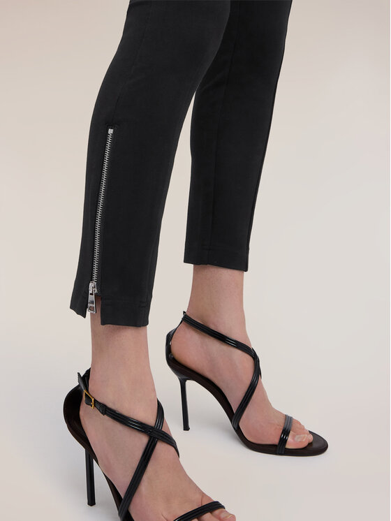 Motivi Motivi Pantaloni di tessuto P00FQ004563N033 Nero Slim Fit