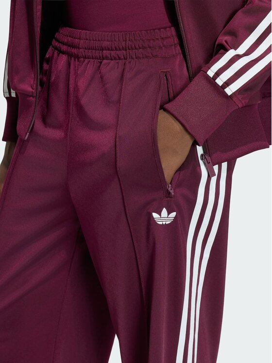 adidas adidas Spodnie dresowe 161912 Bordowy Loose Fit