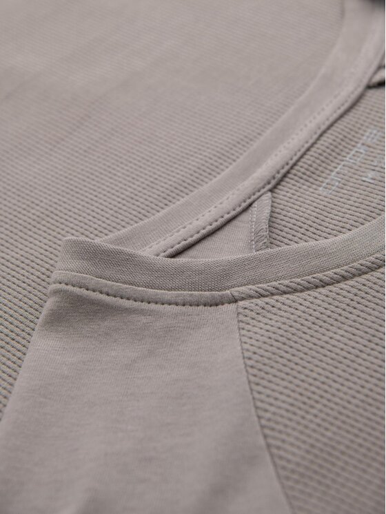 Ombre Ombre Longsleeve OM-LSCL-0109 Szary Regular Fit