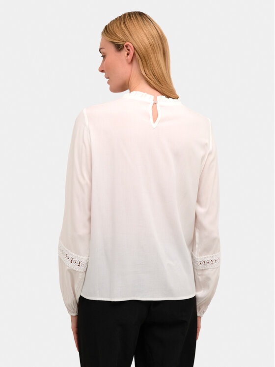 Kaffe Kaffe Μπλουζάκι Freya 10508200 Εκρού Regular Fit