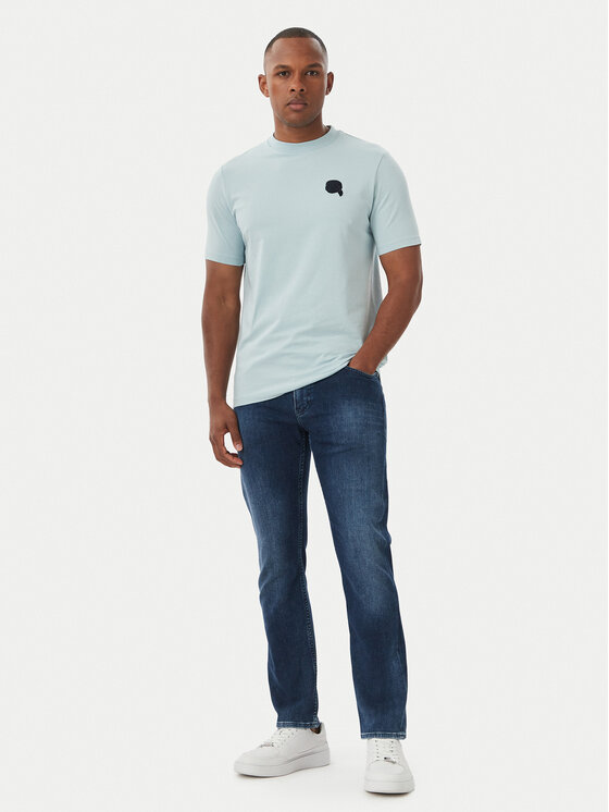 KARL LAGERFELD KARL LAGERFELD T-särk 755049 562235 Helesinine Regular Fit