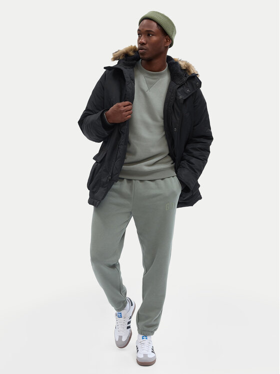 Gap Gap Μπουφάν χειμωνιάτικο 726377-01 Μαύρο Regular Fit