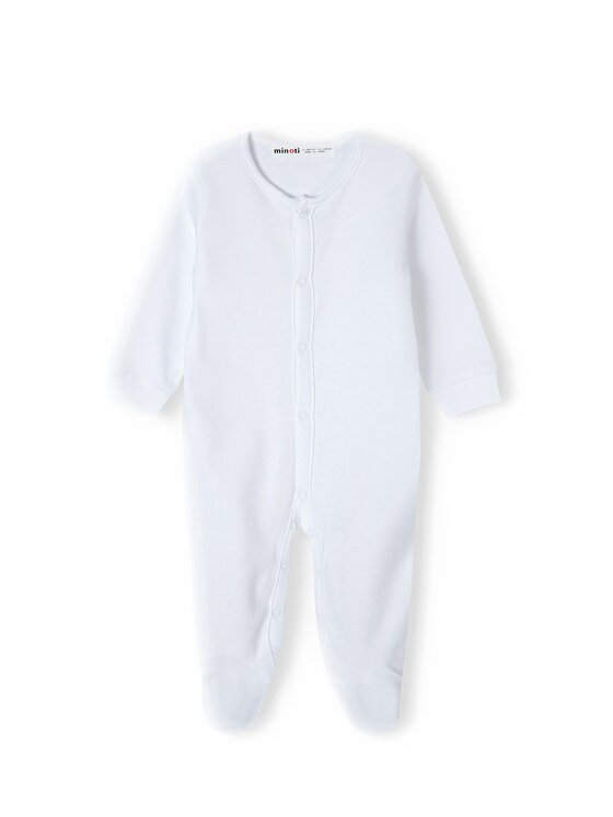minoti minoti Pajac 13babybasic 1 Biały Regular Fit