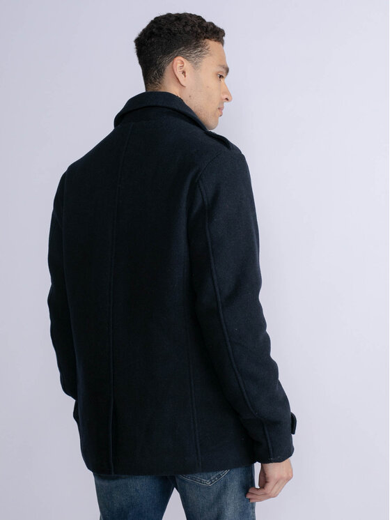 Petrol Industries Petrol Industries Wollmantel M-3030-JAC102 Dunkelblau Regular Fit