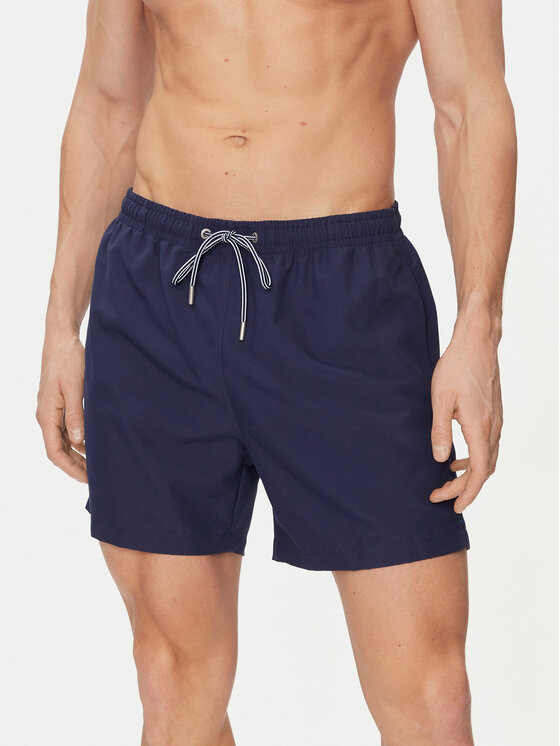 HOM Pantaloni scurți pentru înot 402537 Bleumarin Regular Fit