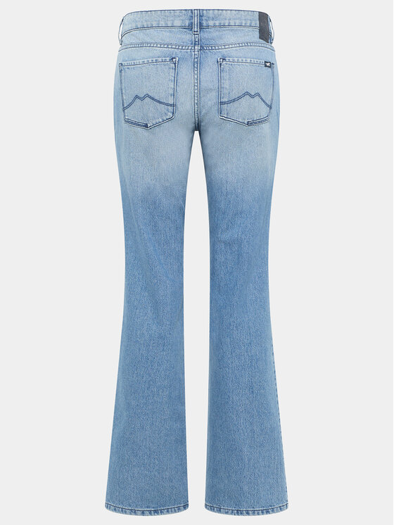 Mustang Mustang Jeansy Crosby 1014798 Niebieski Straight Fit