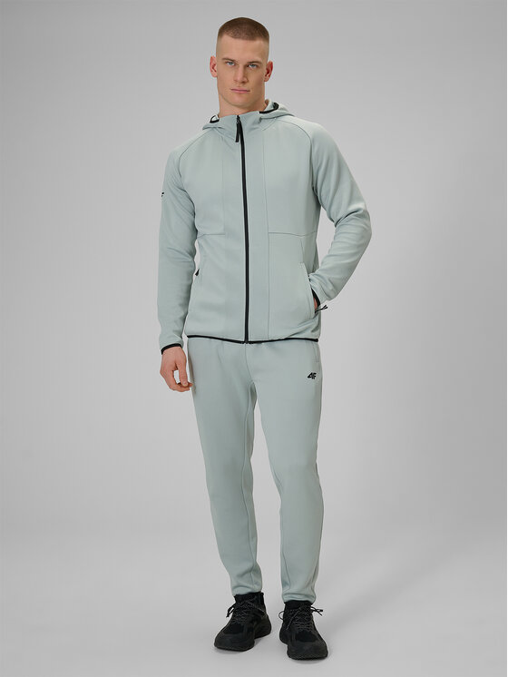 4F 4F Spodnie dresowe ATHLETIC Turkusowy Regular Fit