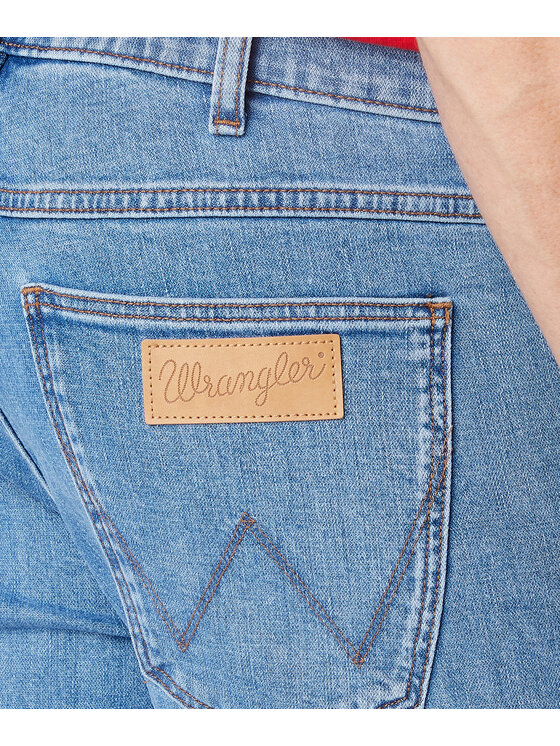 Wrangler Wrangler Jeansy W15QHR18Y Granatowy Straight Leg
