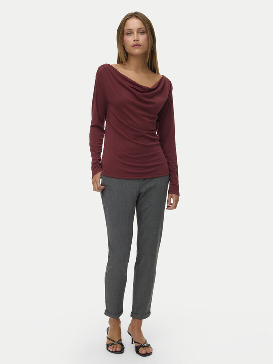 Vero Moda Vero Moda Блузка Ice 10340793 Бордовий Regular Fit