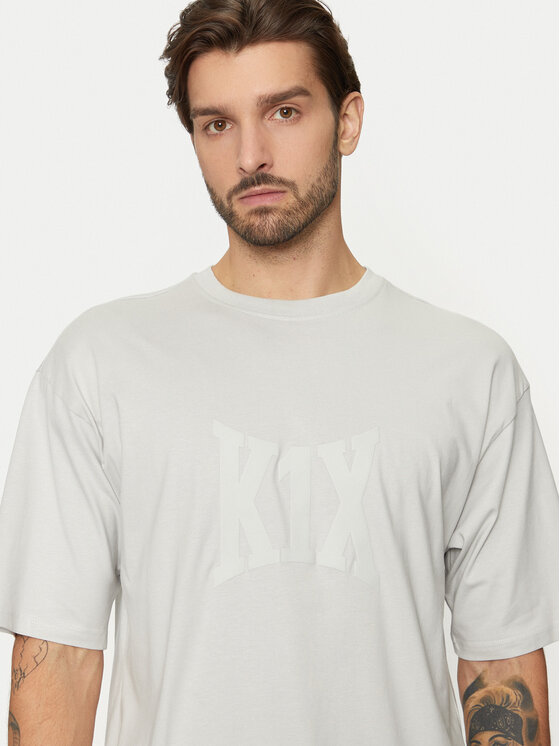 K1X K1X Тишърт Tee 60690064 Сив Regular Fit