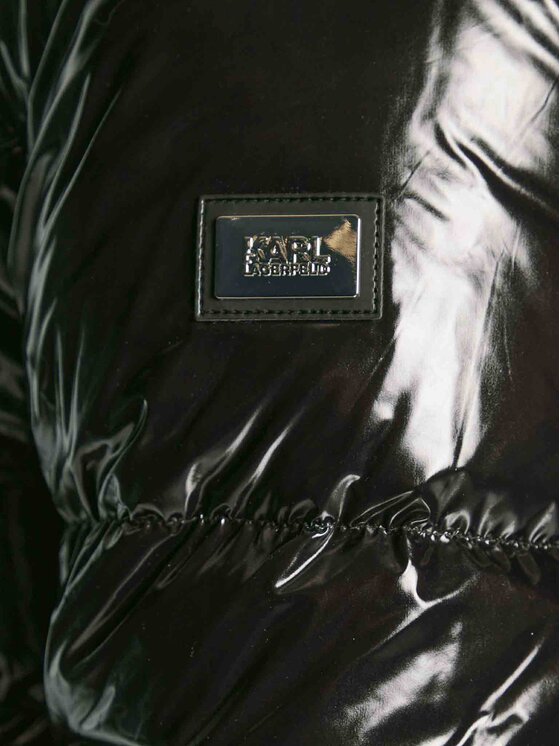 KARL LAGERFELD KARL LAGERFELD Pūkinė striukė 505041 524547 Juoda Regular Fit