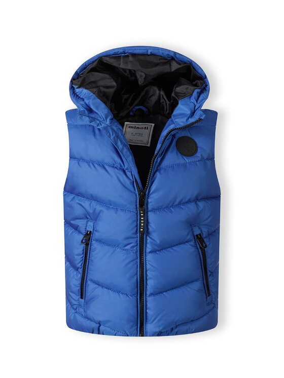 minoti minoti Kamizelka 33GILET501 Niebieski Regular Fit