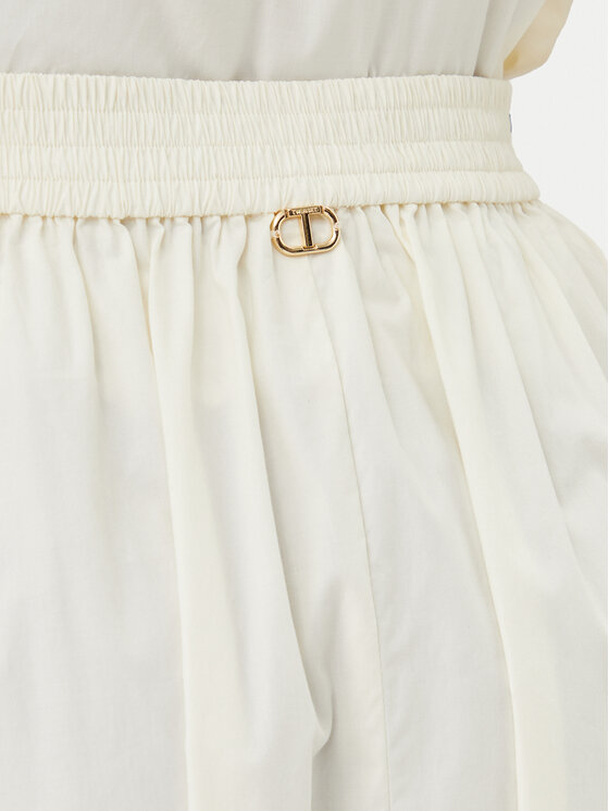 TWINSET TWINSET Trapeces svārki 251TT2095 Écru Regular Fit