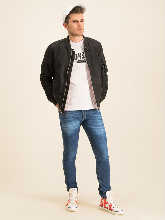 Diesel Diesel Teksad Sleenker-X 00SWJF 0097T Tumesinine Skinny Fit