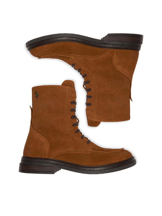 U.S. Polo Assn. U.S. Polo Assn. Schnürschuhe CEO-MARIKA001W/EL1 Braun