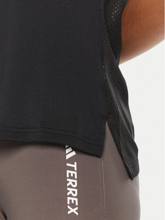 adidas adidas Funkční tričko Terrex Agravic Trail Running HT9414 Černá Regular Fit