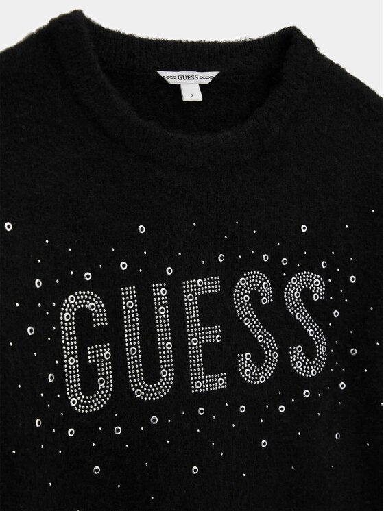 Guess Kids Guess Kids Každodenní šaty 180605 Černá Classic Fit