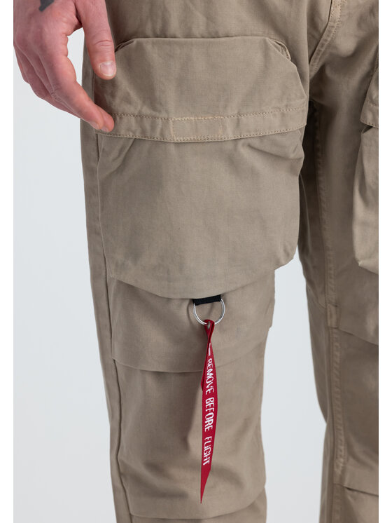 Alpha Industries Alpha Industries Spodnie cargo Tactical Pant Żółty Tapered Fit