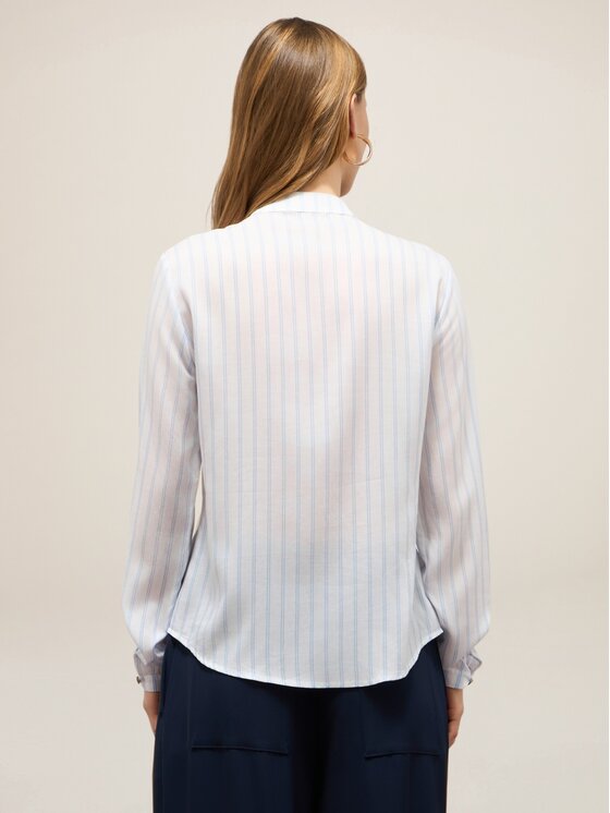 Oltre Oltre Koszula 5039R003050N0S1 Biały Regular Fit