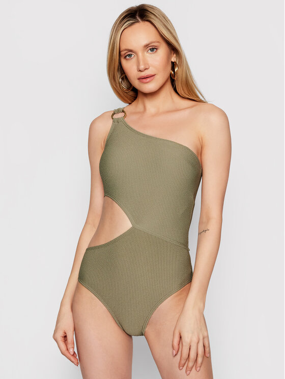 Michael kors olive green swimsuit shop
