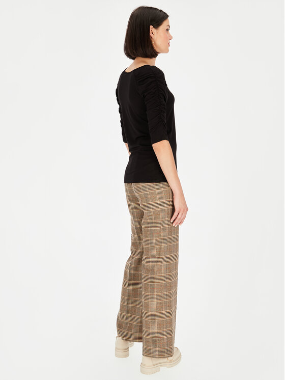 L’AF L’AF Bluzka Flezja Czarny Slim Fit