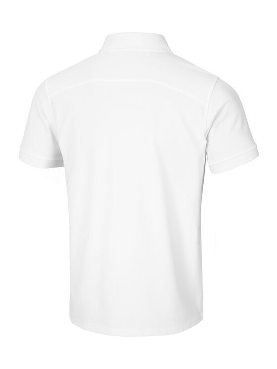 PITBULL PITBULL Polo Koszulka Biały Regular Fit