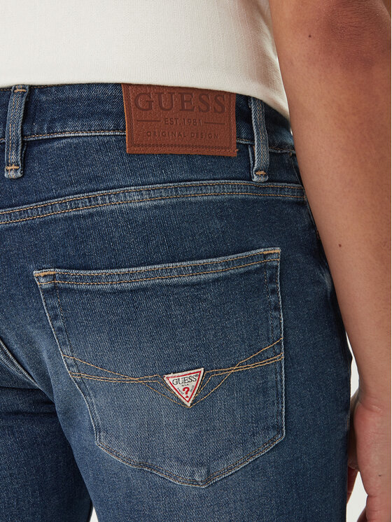 Guess Guess Jeansy M2YAN2 D4Q42 Modrá Regular Fit