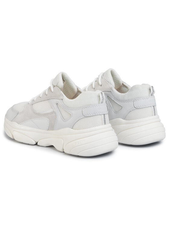 Geox Geox Сникърси J Lunare G. D J02BGD 08514 C1000 S Бял