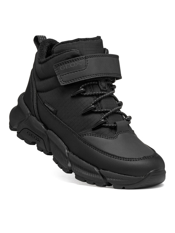 Geox Geox Μποτίνια J Flexyper Plus Boy B Abx J66LCA 0FUME C9999 M Μαύρο