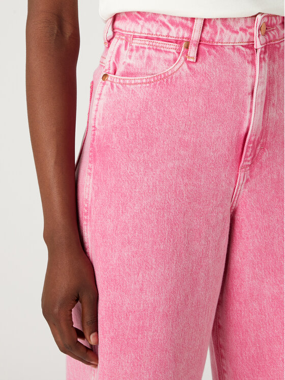 Wrangler Jean Barrel 652 W2H7XZ32O 112332287 Rose Relaxed Fit Modivo.fr