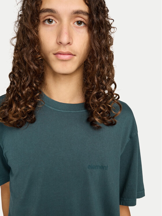 Element Element T-shirt Lowcase Pigment ELYKT00177 Verde Regular Fit