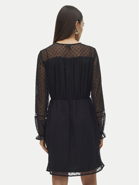 Vero Moda Vero Moda Rochie de zi Leah 10314693 Negru Regular Fit