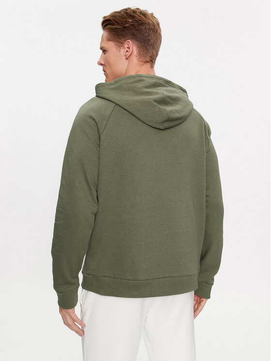 Under Armour Under Armour Majica dugih rukava Ua Rival Fleece Logo Hd 1379758 Kaki Loose Fit