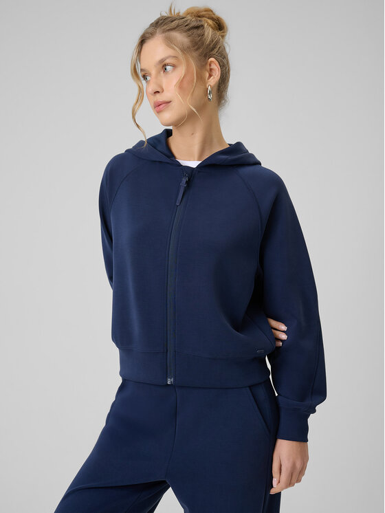 4F 4F Bluza SPORTS CLUB Granatowy Regular Fit