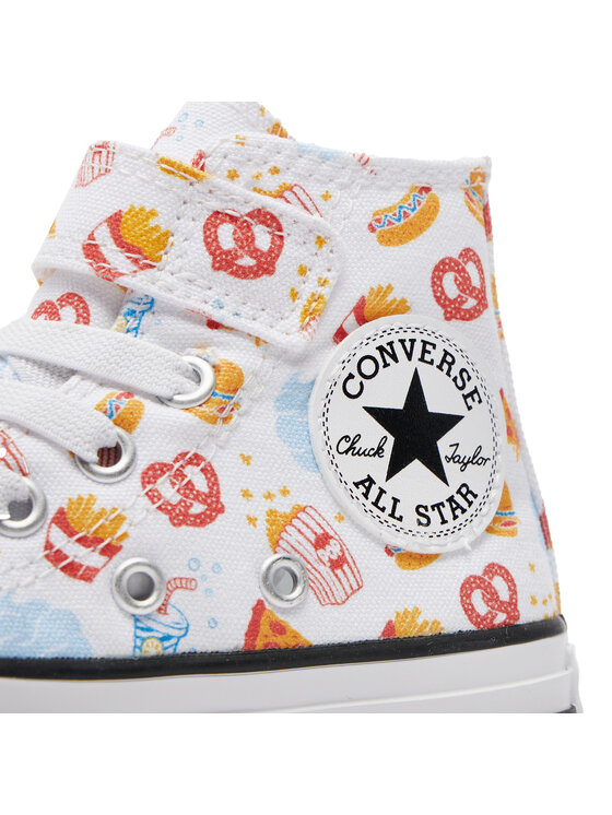 Converse Converse Scarpe da ginnastica Chuck Taylor All Star Easy On Snacks A07377C Bianco