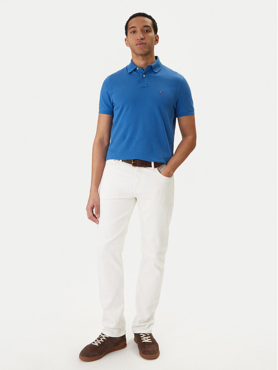 Tommy Hilfiger Tommy Hilfiger Polo marškinėliai 1985 MW0MW17770 Mėlyna Regular Fit