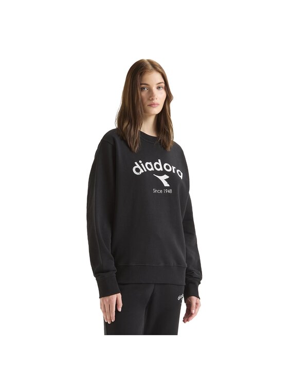 Bluza, rozmiar L, Czarny, SWEATSHIRT CREW ATHL. LOGO