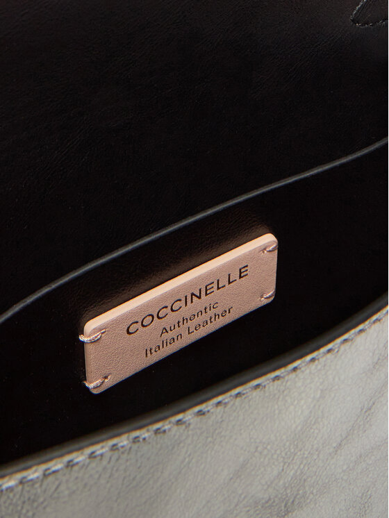 Coccinelle Coccinelle Ročna torba S3H Arlettis Smooth Metal E1 S3H 19 03 01 Srebrna