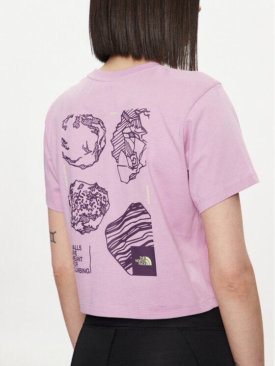 The North Face The North Face T-shirt NF0A880N Ružičasta Regular Fit