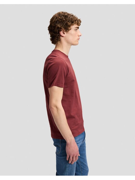 Lee Lee T-Shirt MEDIUMTEE Brązowy Regular Fit