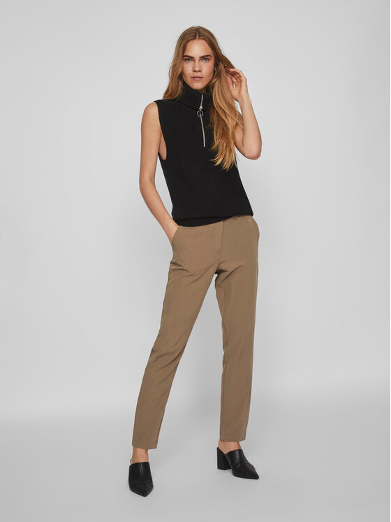 Vila Vila Kampsun 14084214 Must Regular Fit