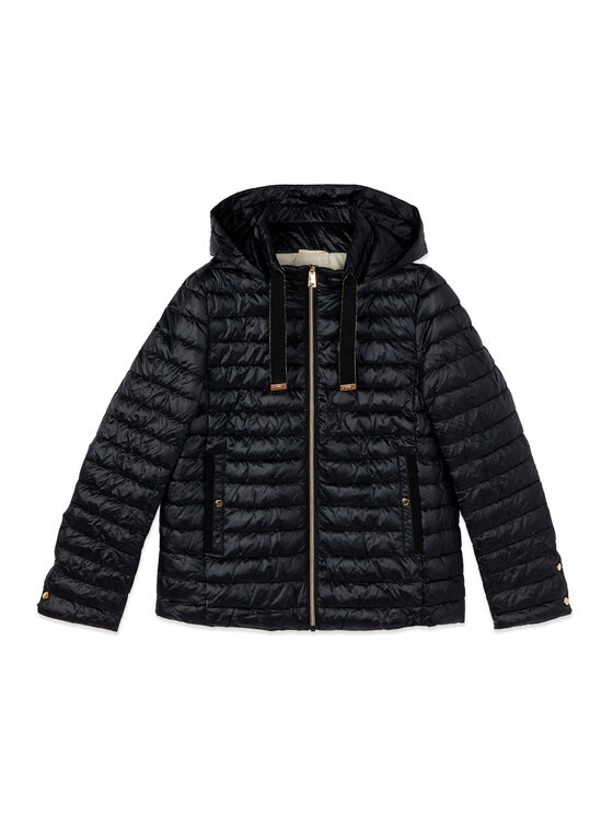 Oltre Oltre Kurtka puchowa F029R001521N033 Czarny Regular Fit