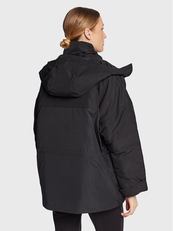adidas adidas Demisezoninė striukė HM2615 Juoda Loose Fit
