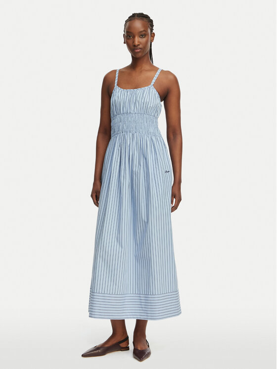 BOSS Sukienka letnia C Diplyn 50559218 Niebieski jasny Regular Fit