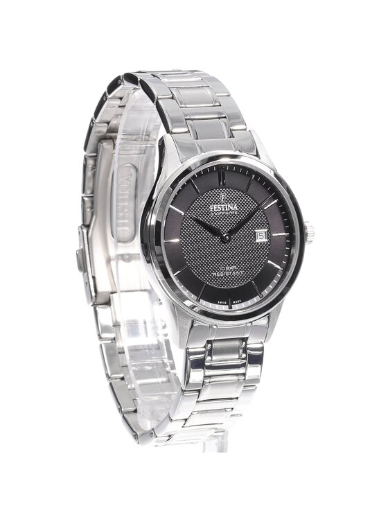 Festina Festina Zegarek F20067-6 Srebrny