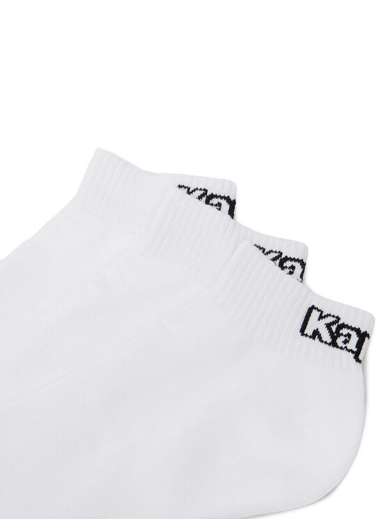 Kappa Kappa Garās zeķes CEO_KR_GOAL_SS26 (3-PACK) Balts