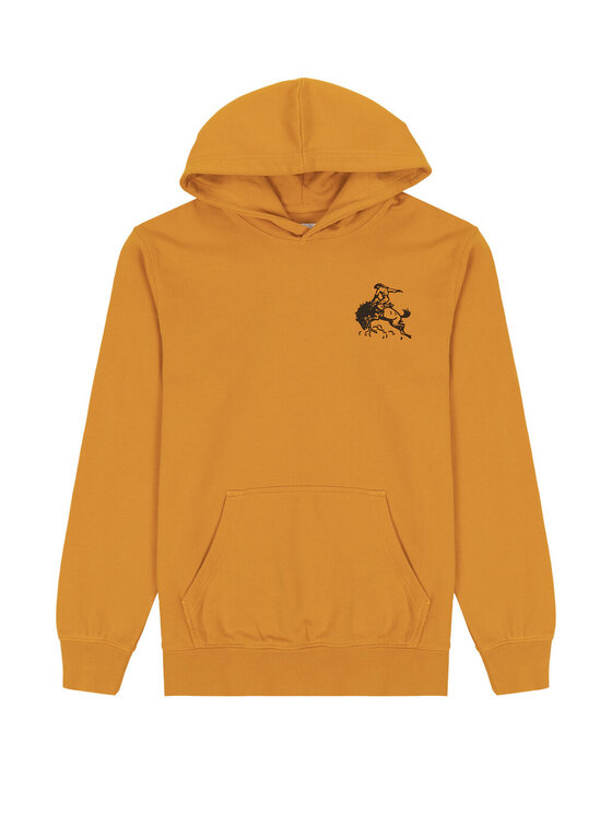 Wrangler Wrangler Bluza LOGO Pomarańczowy Regular Fit