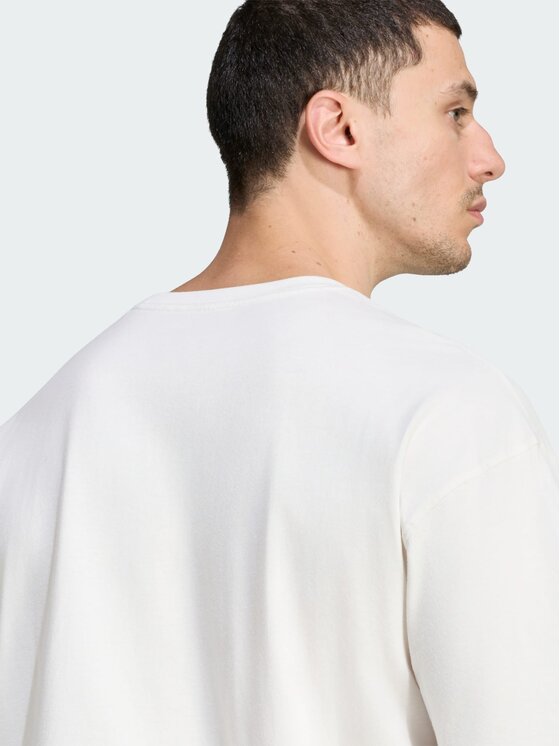 adidas adidas T-Shirt 170817 Biały Loose Fit